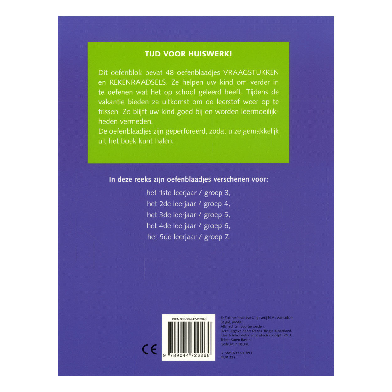 Oefenblaadjes Vraagstukken Rekenraadsels (8-9 J.)