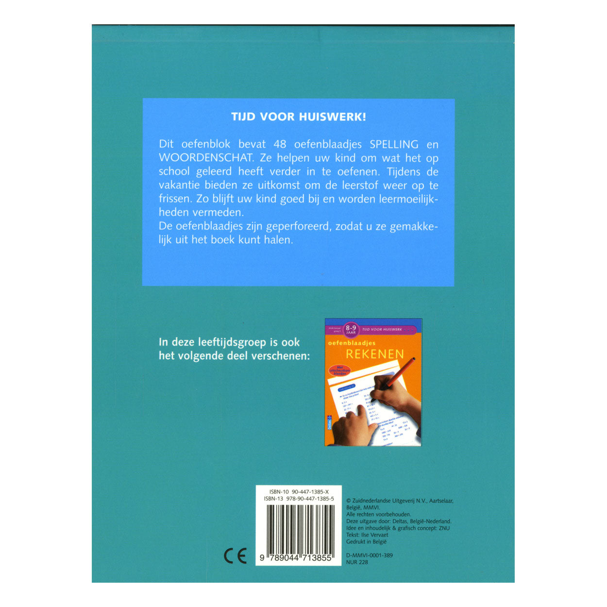 Deltas oefenblaadjes spelling en woordenschat (8-9 j.)