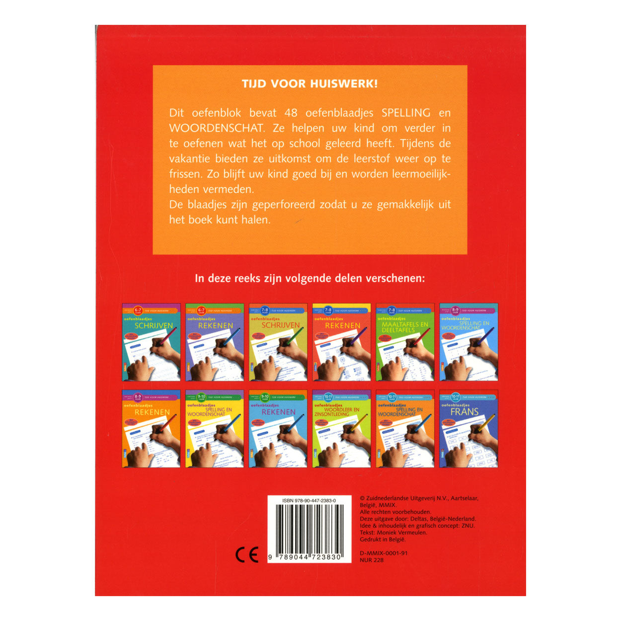 Deltas oefenblaadjes spelling en woordenschat (10-11j)