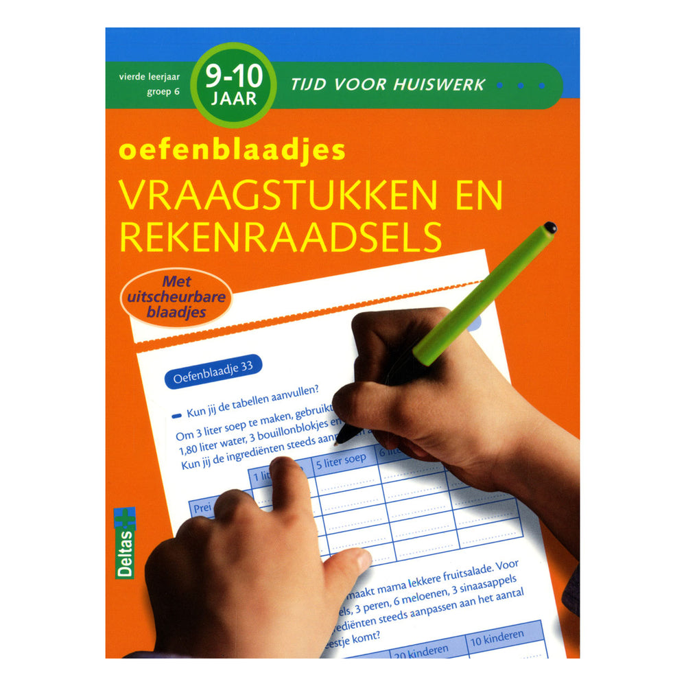 Deltas oefenblaadjes vragen en rekenraadsels