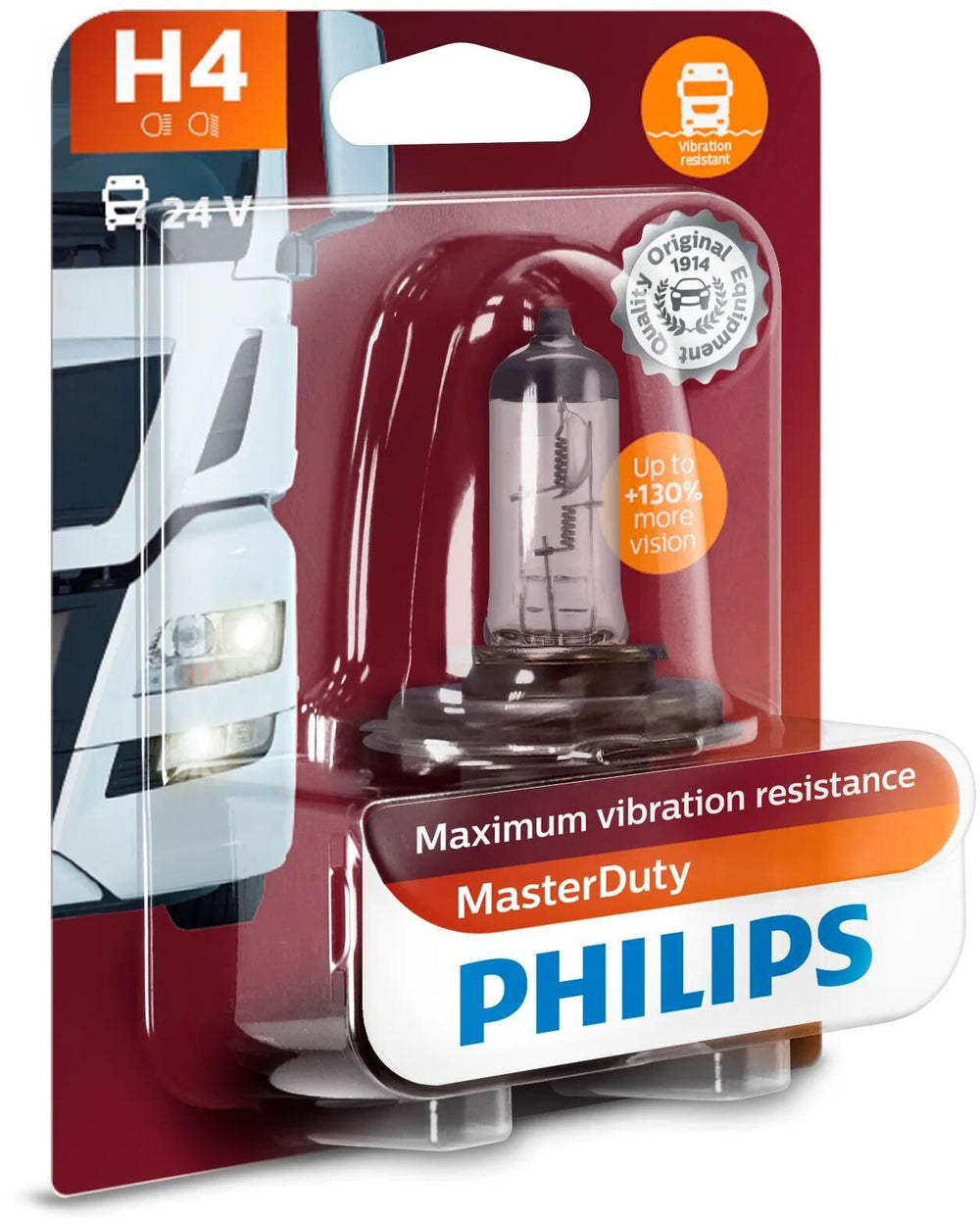 Philips hauptlampe masterduty shining lamp 24v mb nennleist. 75 70w