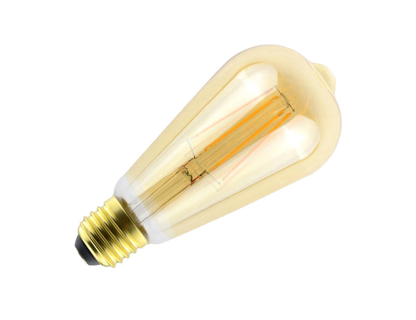 Sylvania ledlamp - retro - e27 - 560 lm - helder goud