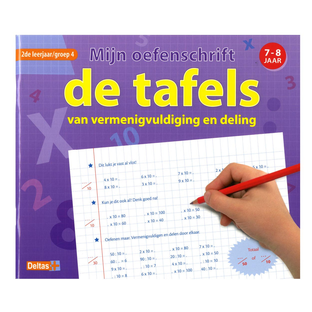 Deltas mijn oefenschrift de tafels 7-8 jaar