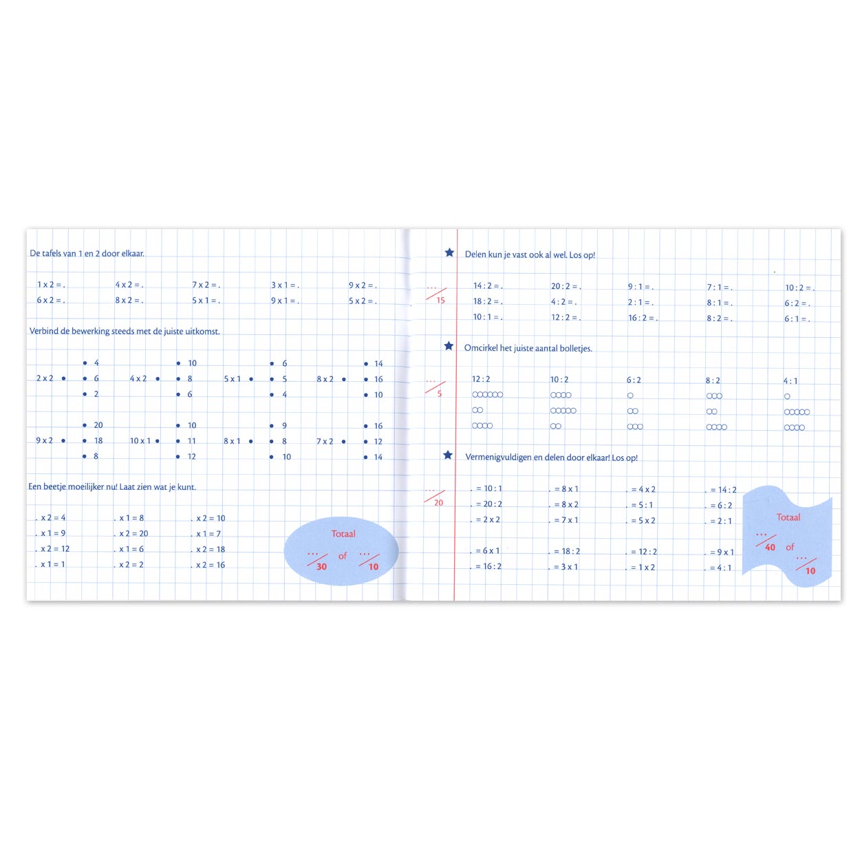 Mijn oefenschrift de Tafels 7-8 jaar