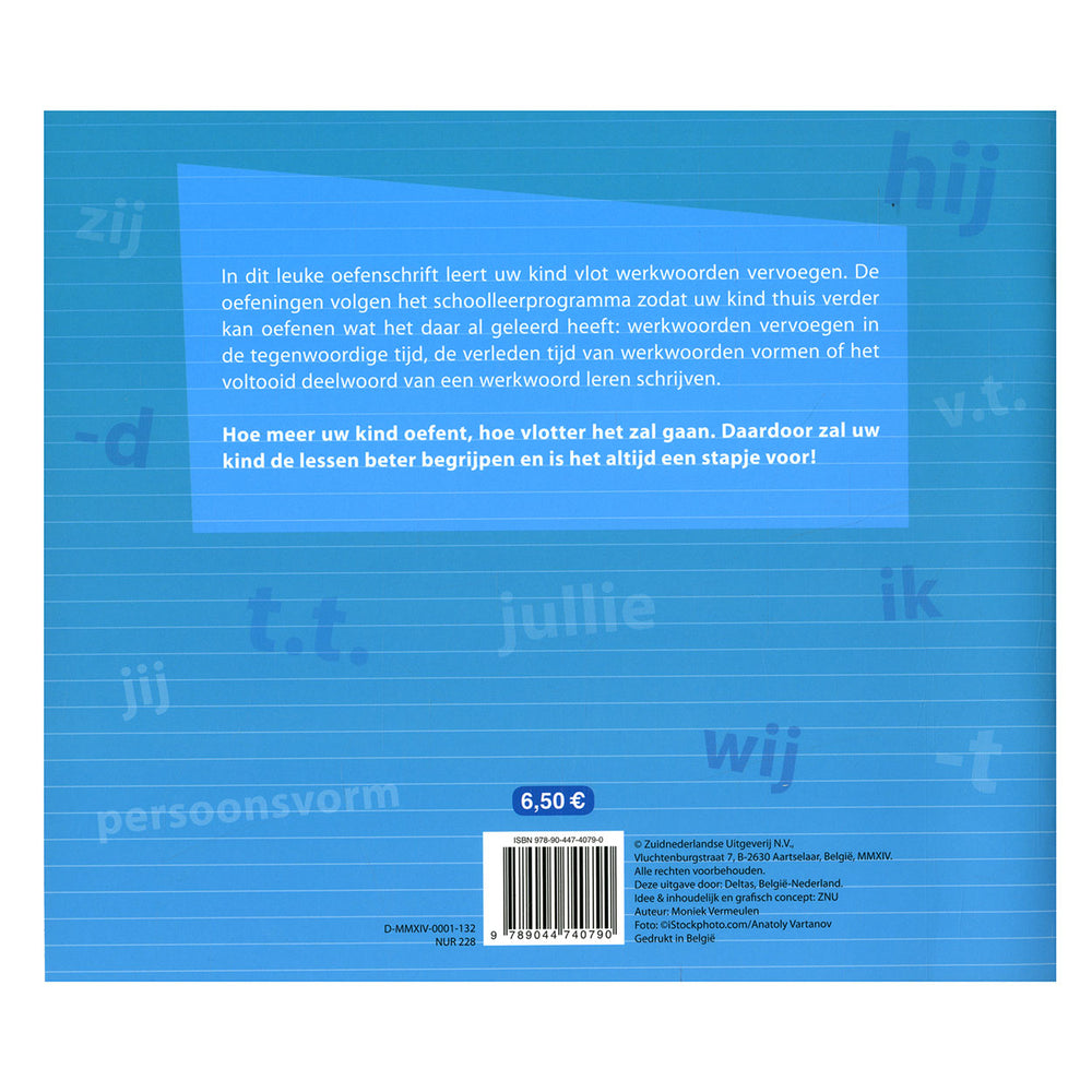 Deltas mijn oefenschrift werkwoorden - groep 7