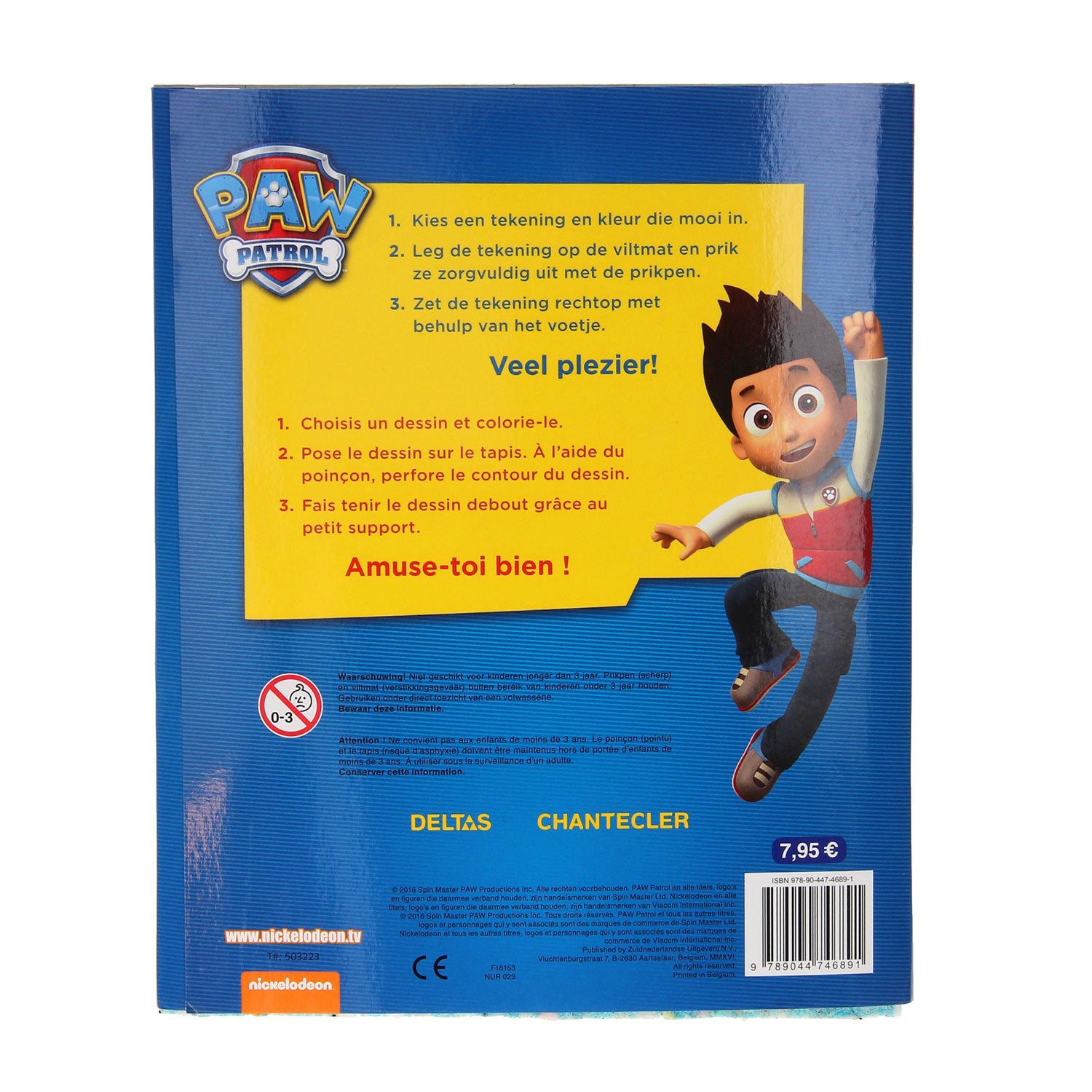 Deltas paw patrol prikblok