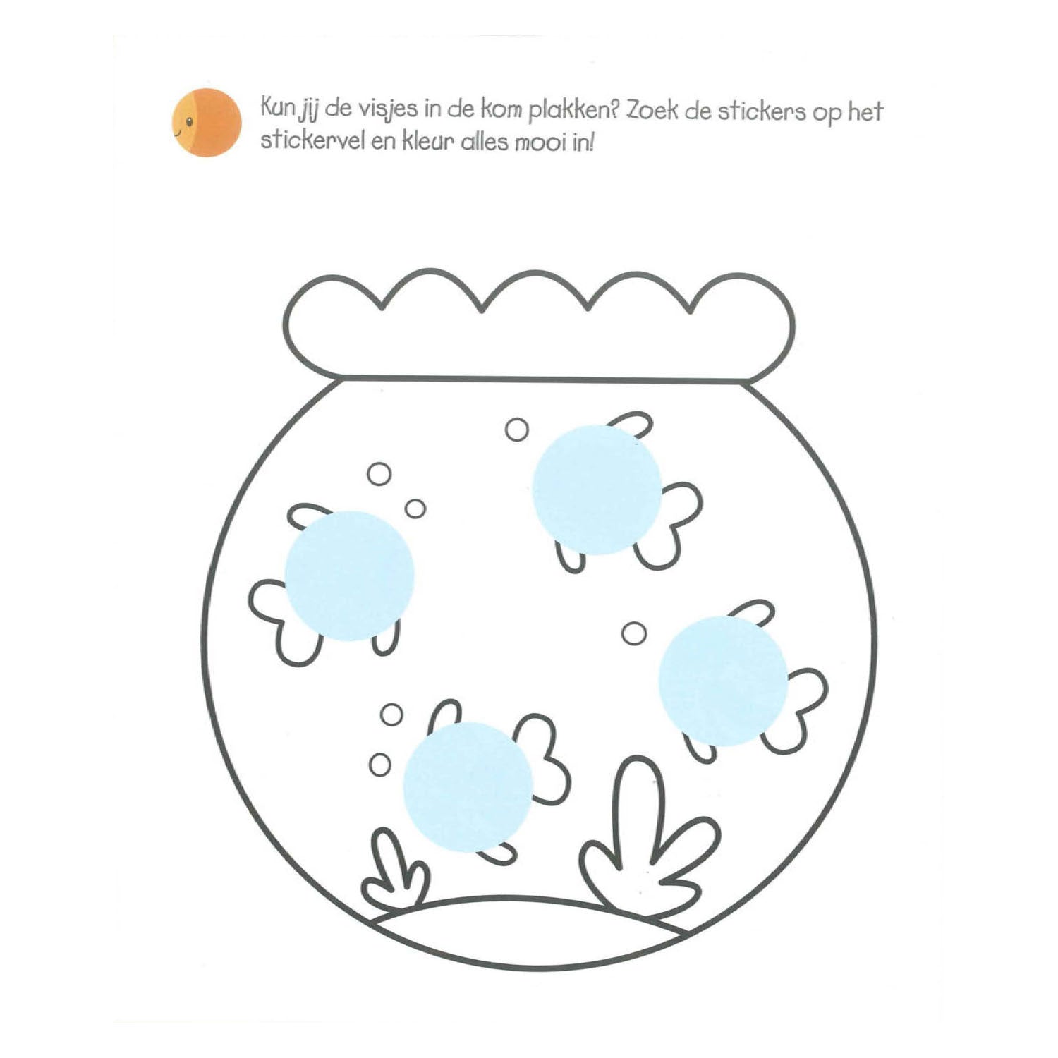 Deltas superleuk kleur- en stickerboek (2-4jr)