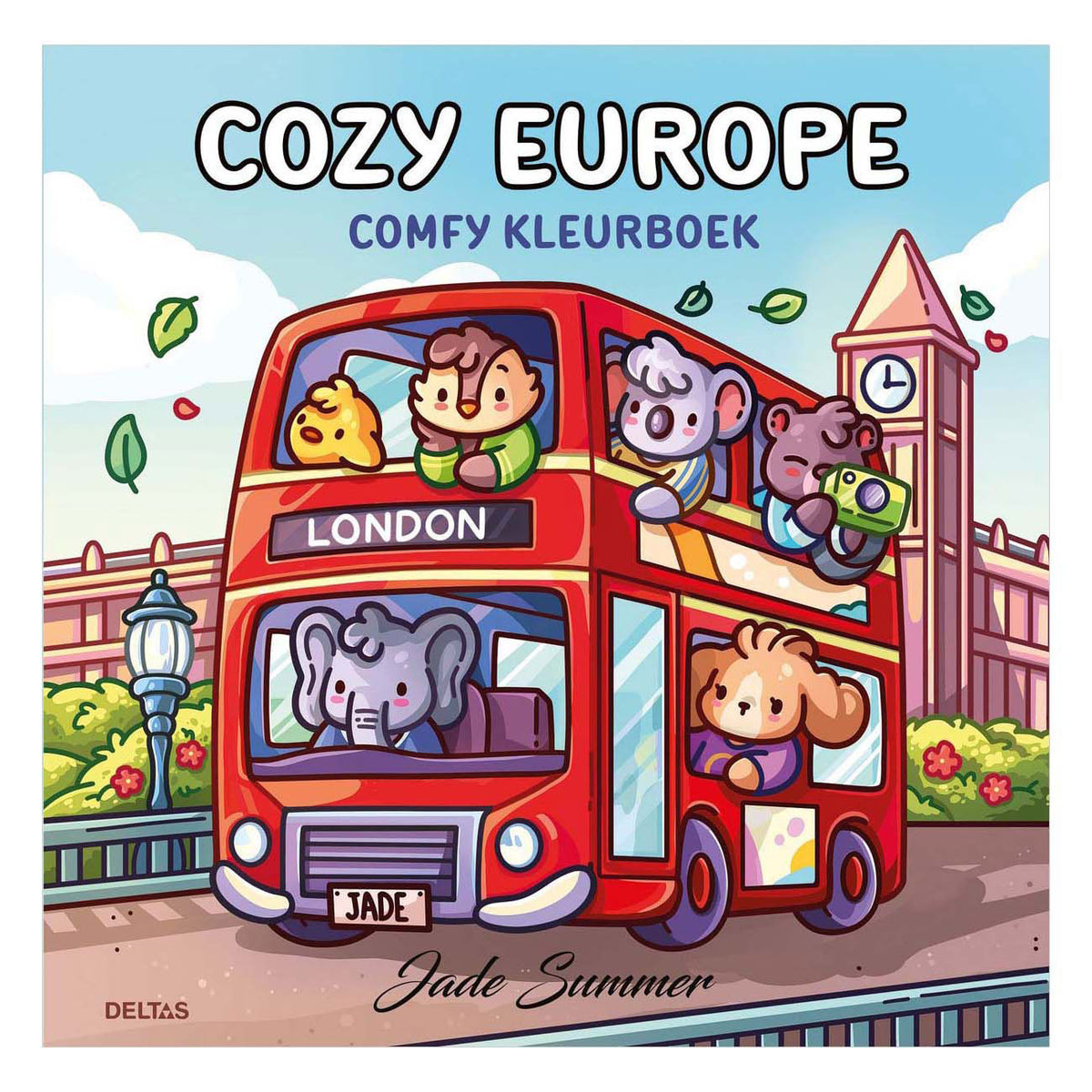 Deltas cozy europe - comfy kleurboek jade summer
