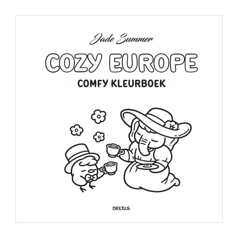 Deltas cozy europe - comfy kleurboek jade summer
