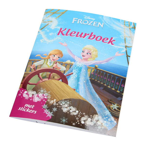 Boek specials nederland bv disney frozen kleurboek met stickers