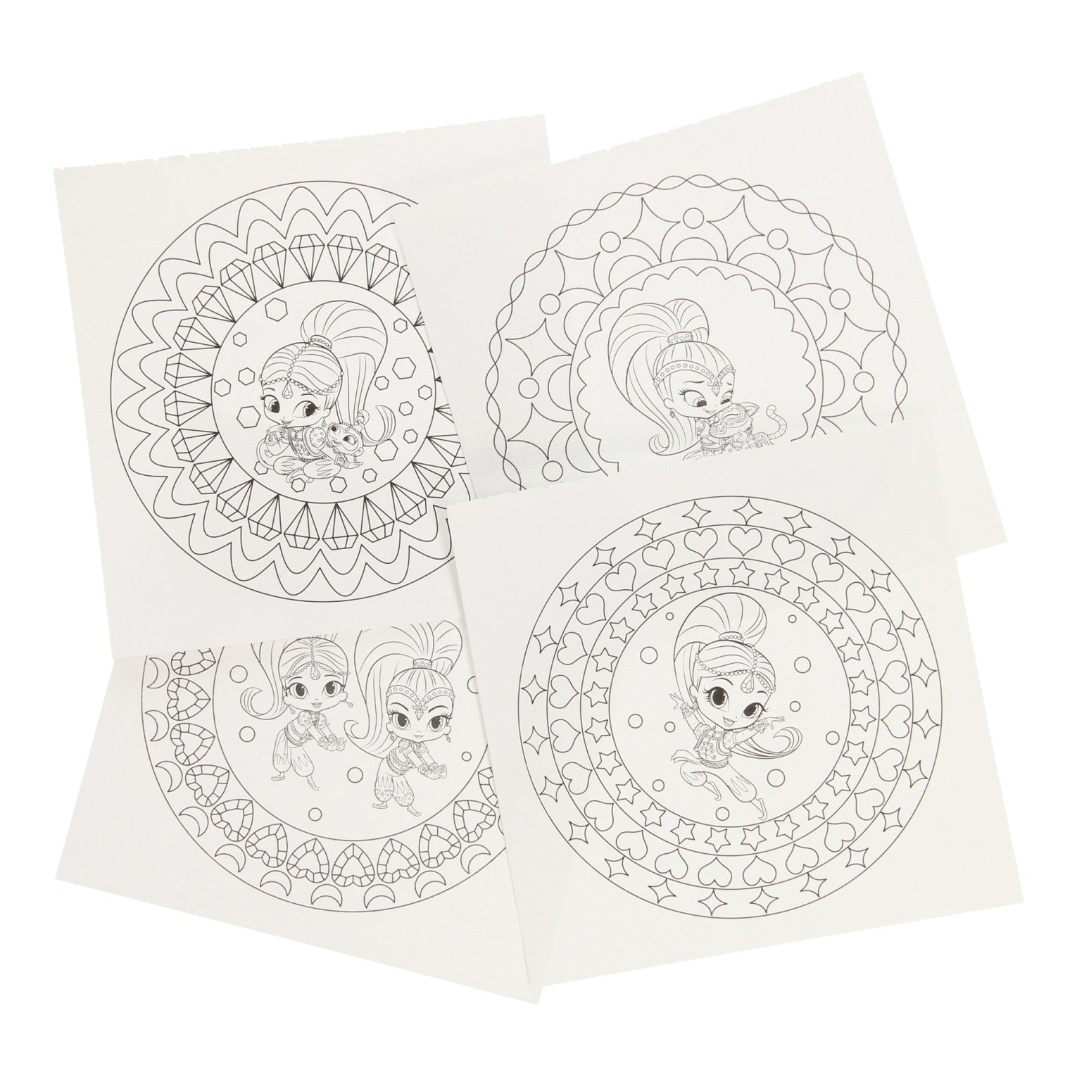 Shimmer glans mini mandala kleurboek