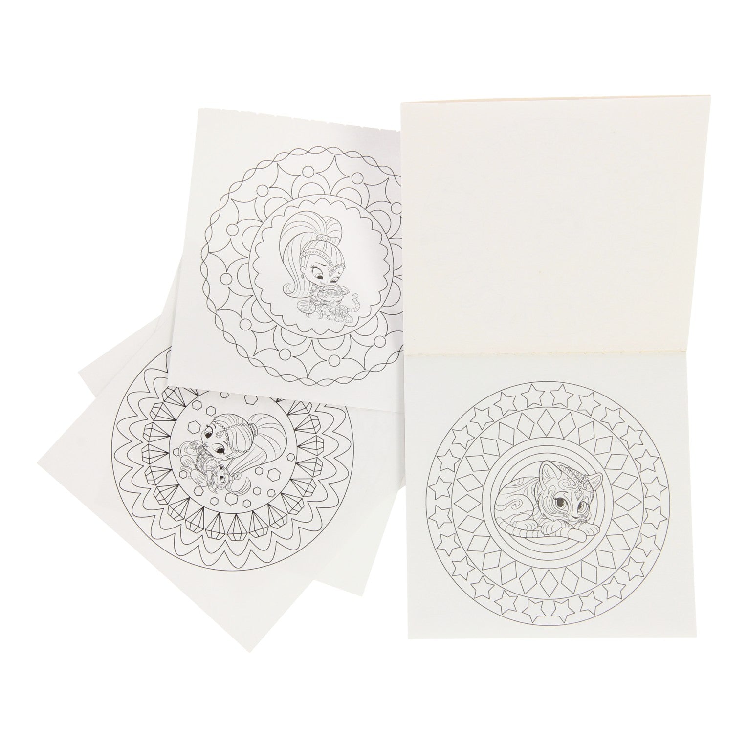 Shimmer glans mini mandala kleurboek