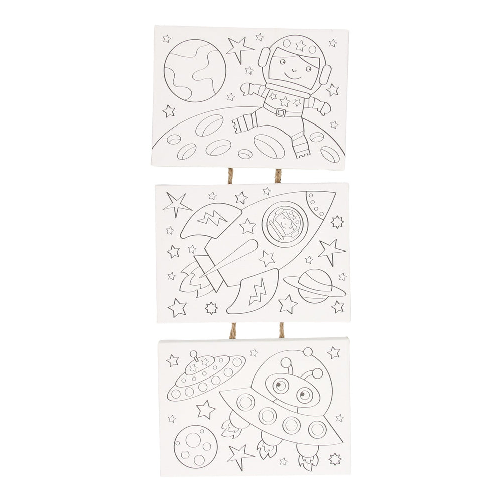 Wins holland canvas schilderset ruimte, set van 3 stuks