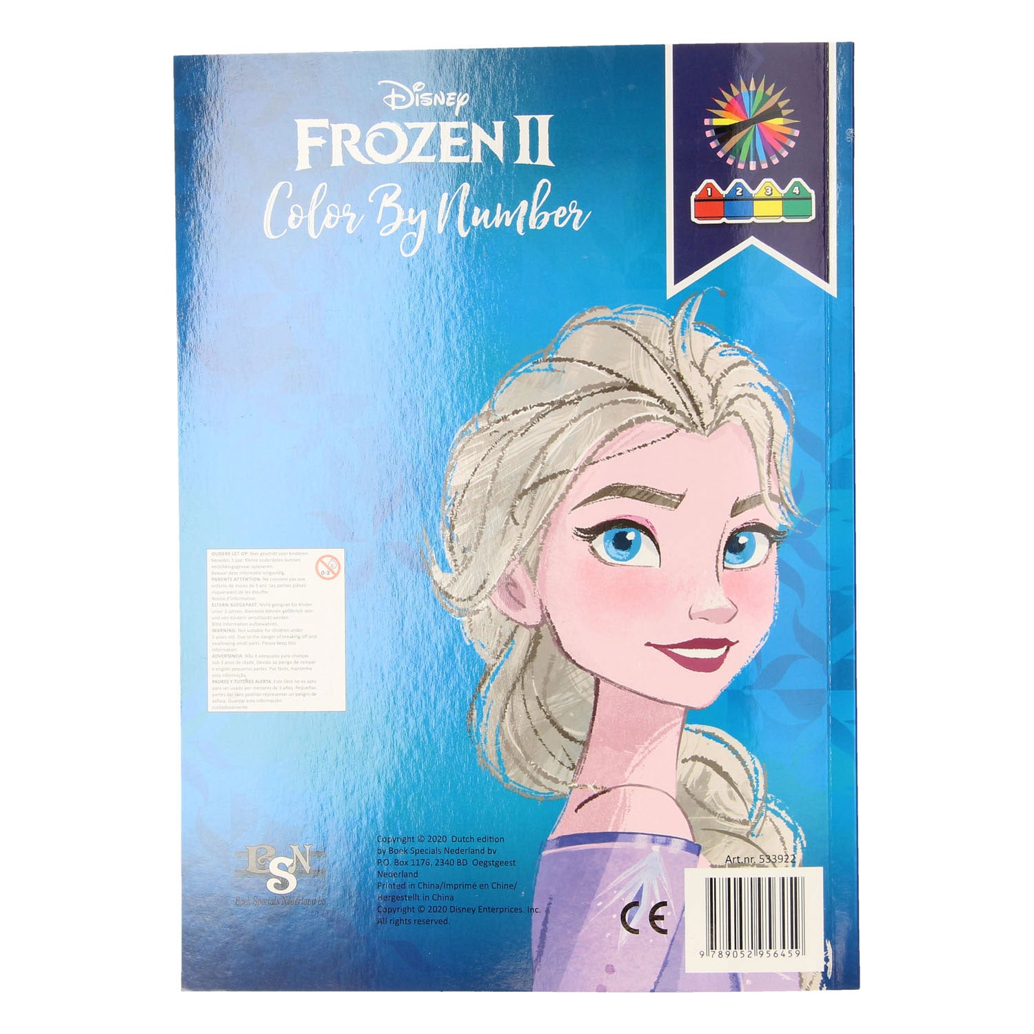 Boek specials nederland bv kleuren op nummer - bevroren