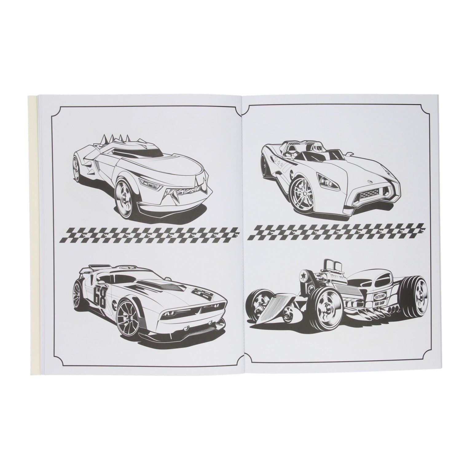 Super Color Kleurboek Hot Wheels met Potloden