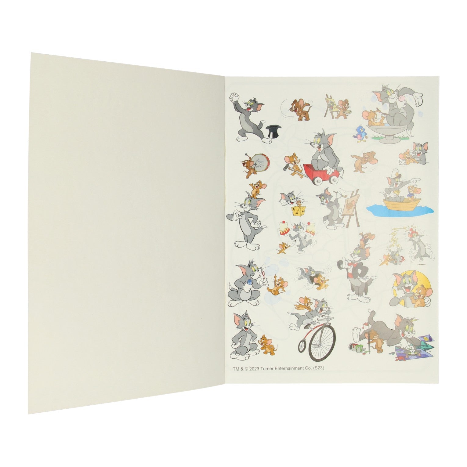 Warner Bros Kleurboek Tom Jerry met Stickers