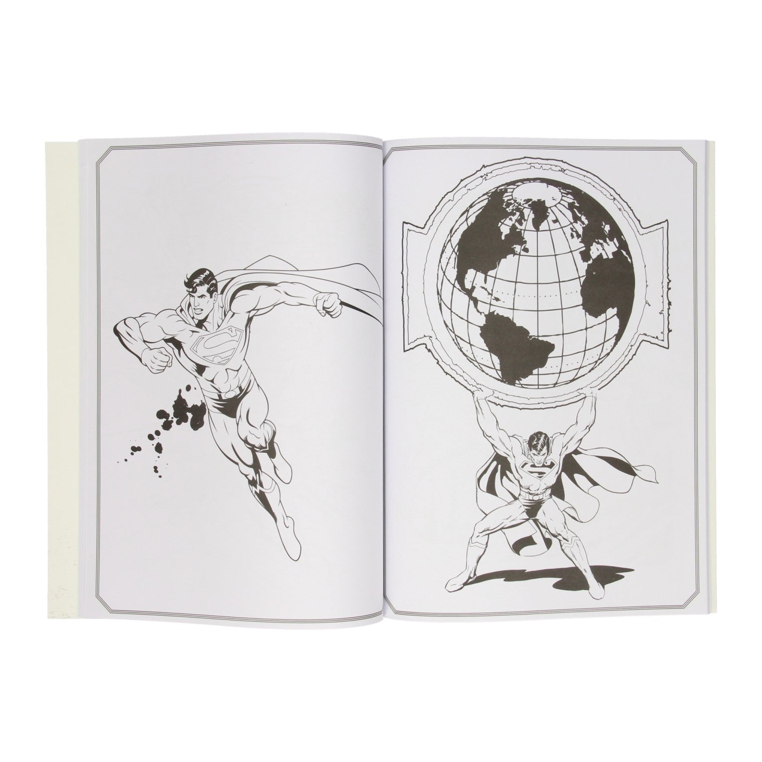 Warner Bros Kleurboek Superman met Stickers