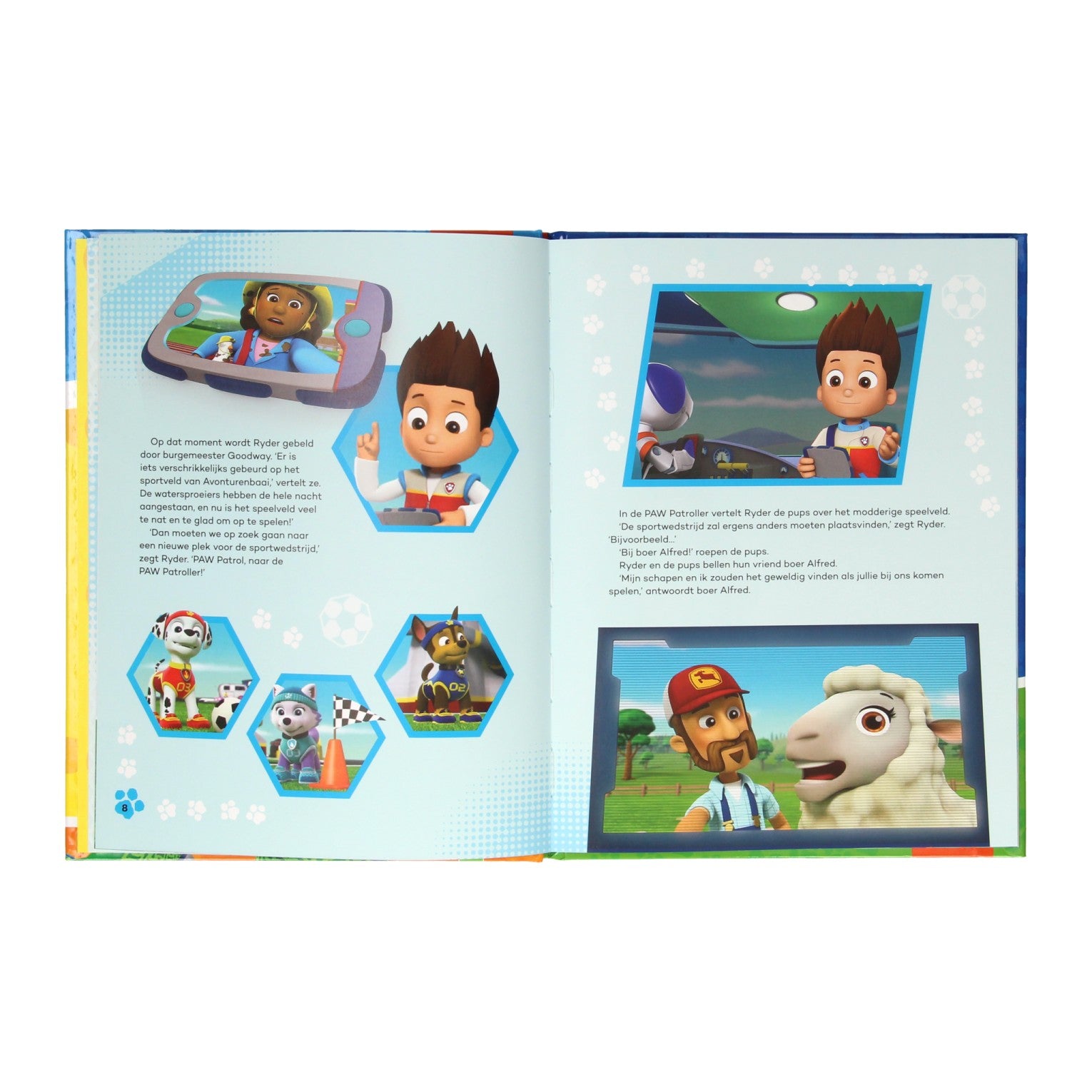 Wint Holland Voorleesboek De Puppsen Redden een Sportwedstrijd PAW Patrol