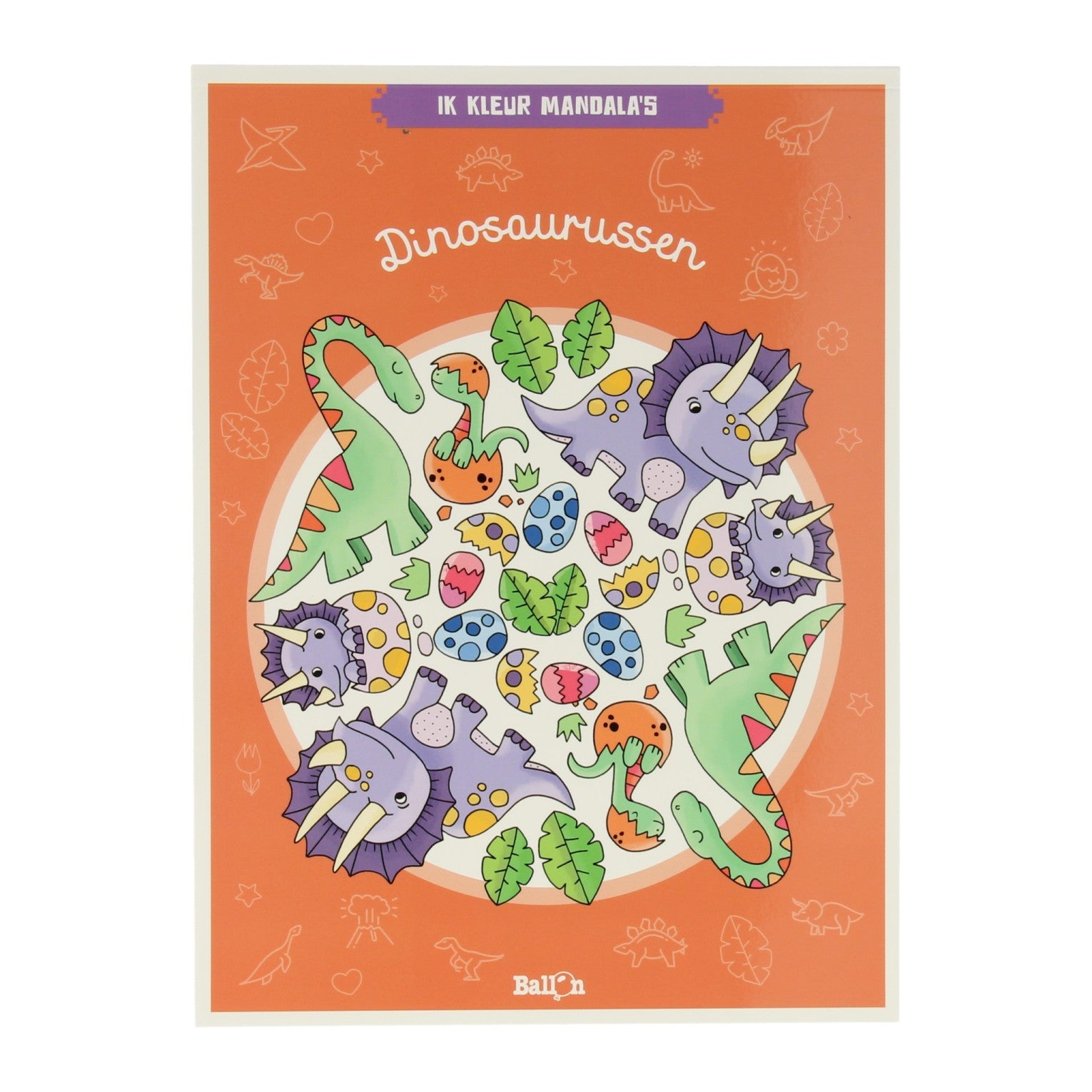 Wint Holland Ik Kleur Mandala's Dinosaurussen