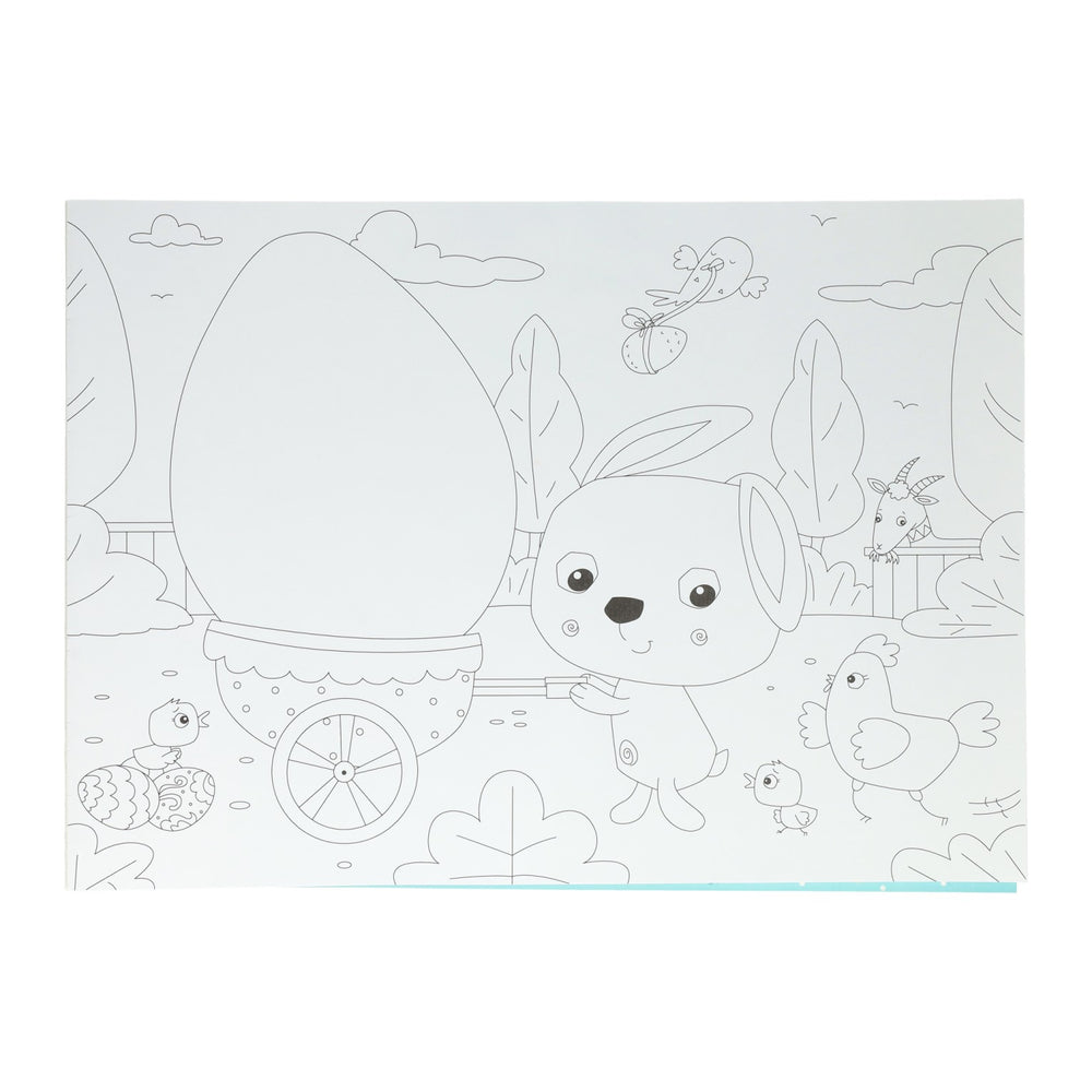 Wins holland placemats kleurboek pasen, 12e.
