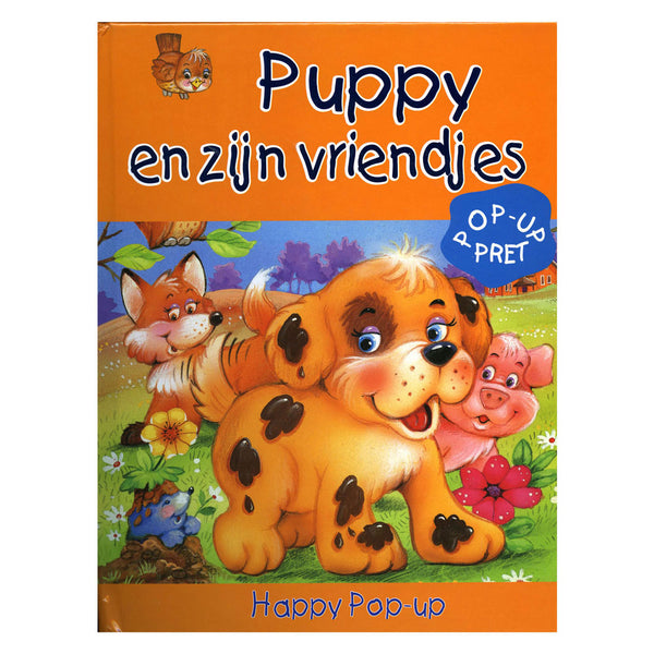 Boek specials nederland bv pop-up boek puppy en zijn vriendjes