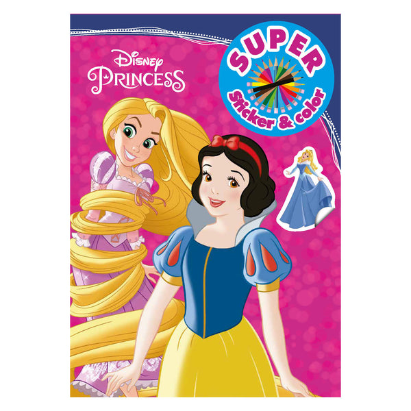 Disney Prinses Sticker Color Kleurboek