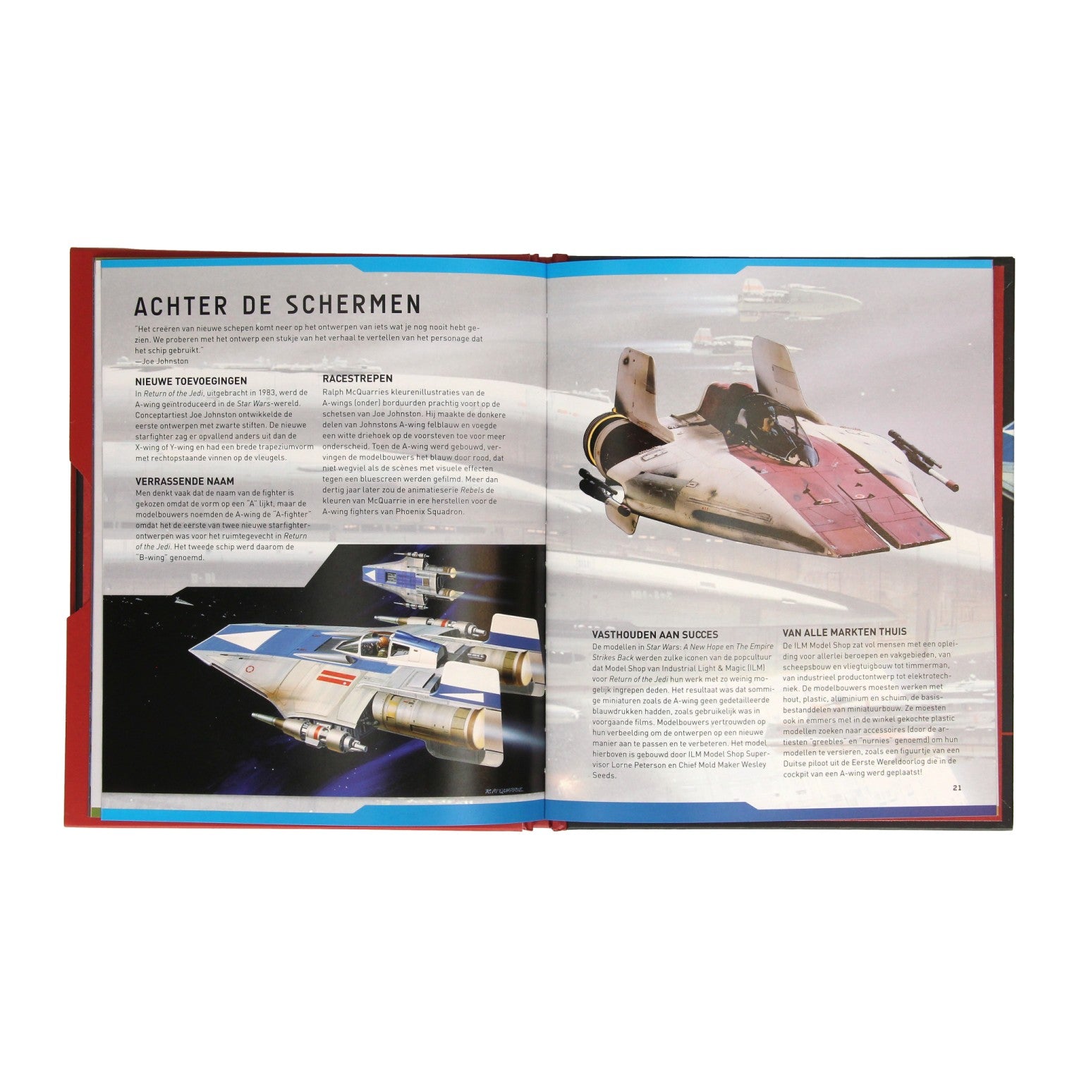 Wint holland star wars a-wing deluxe boek met houten bouwmodel