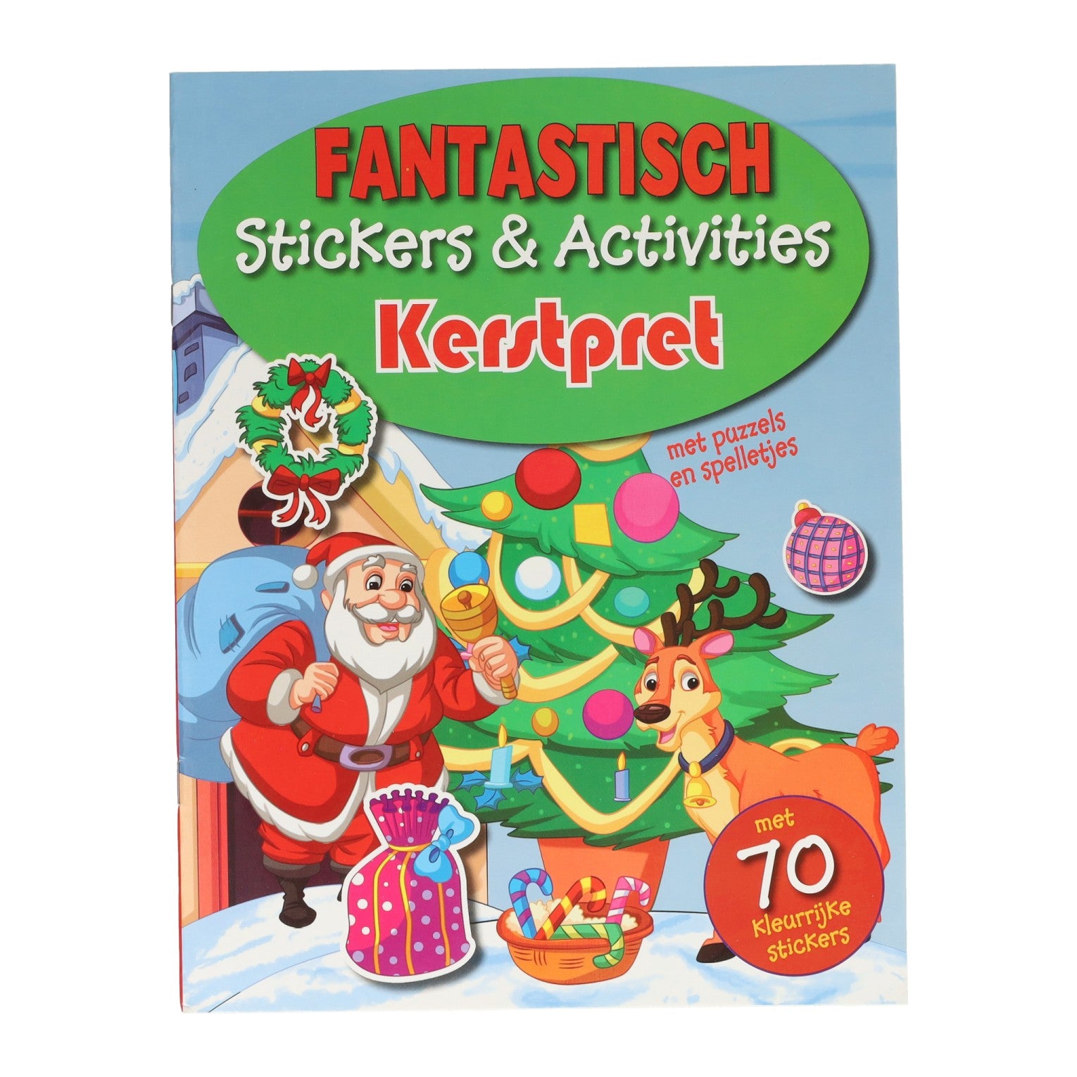 Boek specials nederland bv fantastische stickers- en activiteiten kerstpret