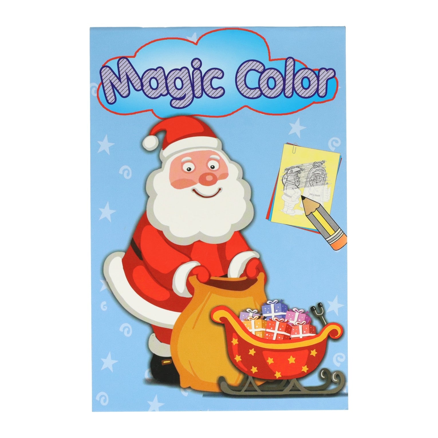 Boek specials nederland bv magische kleur toverblok kerst