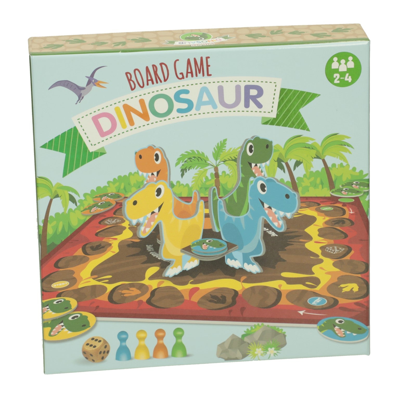 Wint holland bordspel dinosaurus