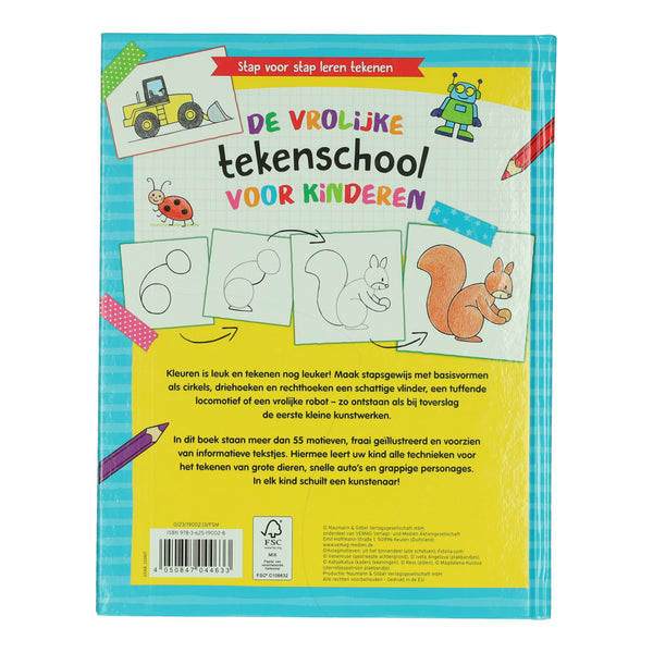 Wins holland de vrolijke tekenschool voor kinderen - stap voor stap