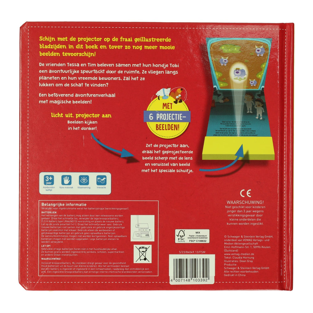 Wins holland mijn projectorboek schatzoekers in de ruimte