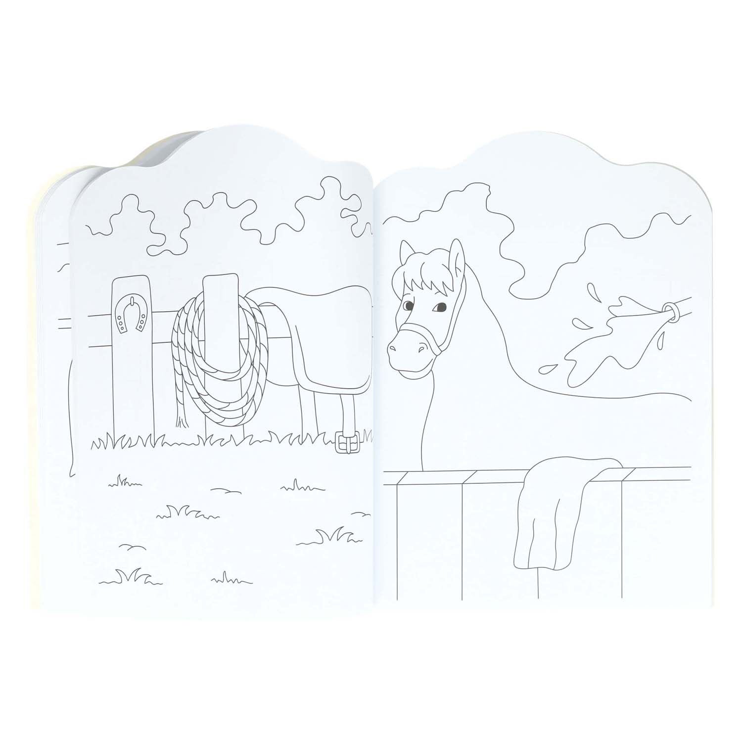 Wins holland kleurboek voor kinderen pony's en paarden, 96pag