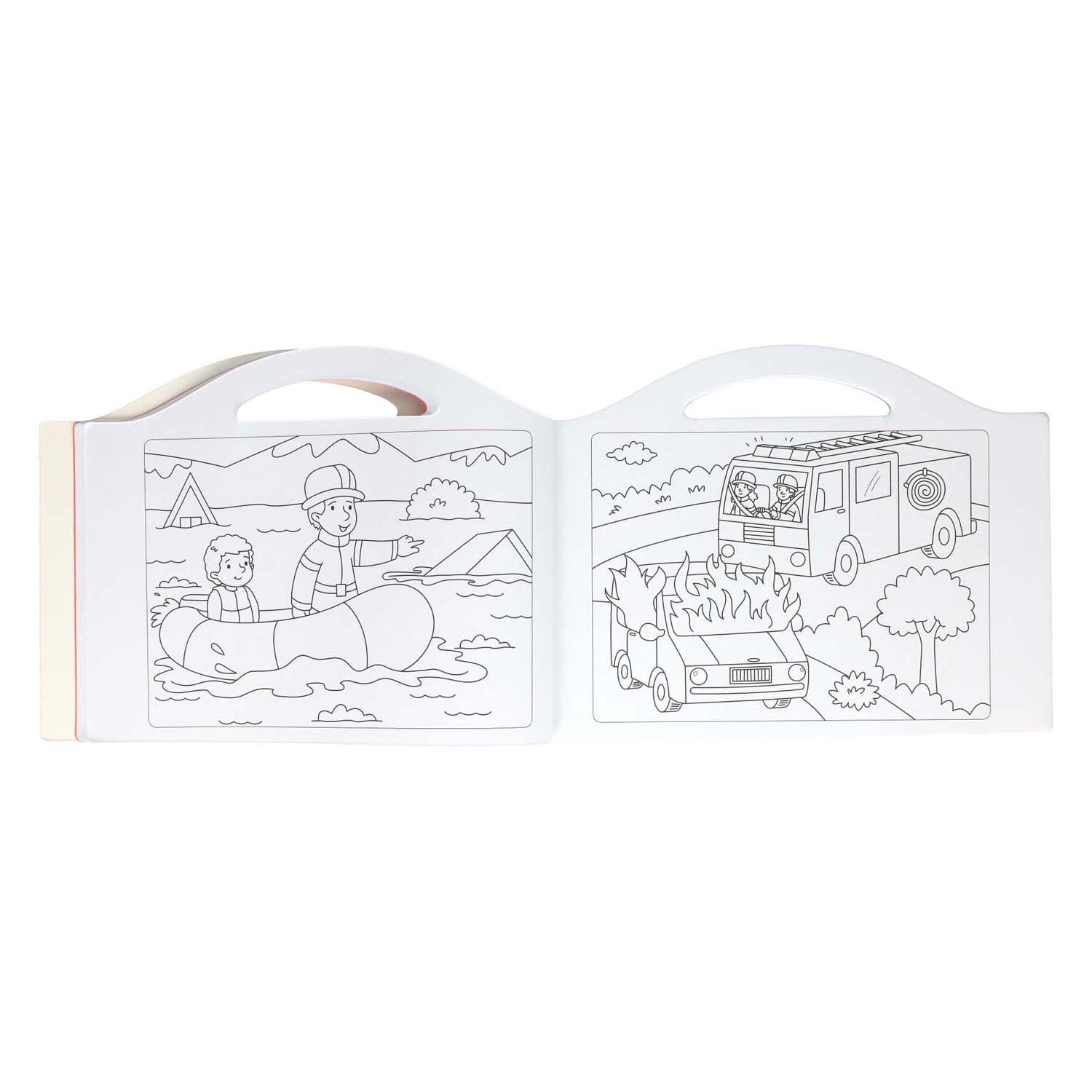Wins holland mijn kleurboek de brandweer - met stickers en 96 kleurplaten