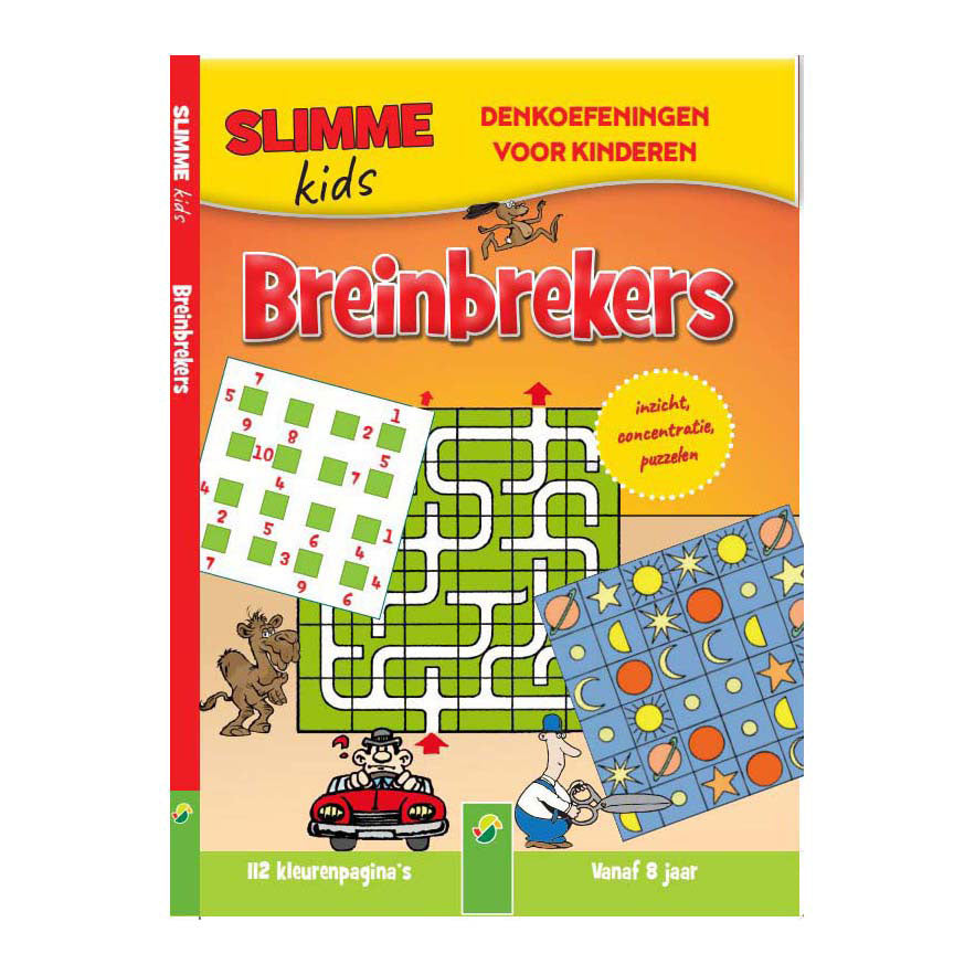 Wins holland slimme kids breinbrekers 112 kleurpagina's - vanaf 8 jaar