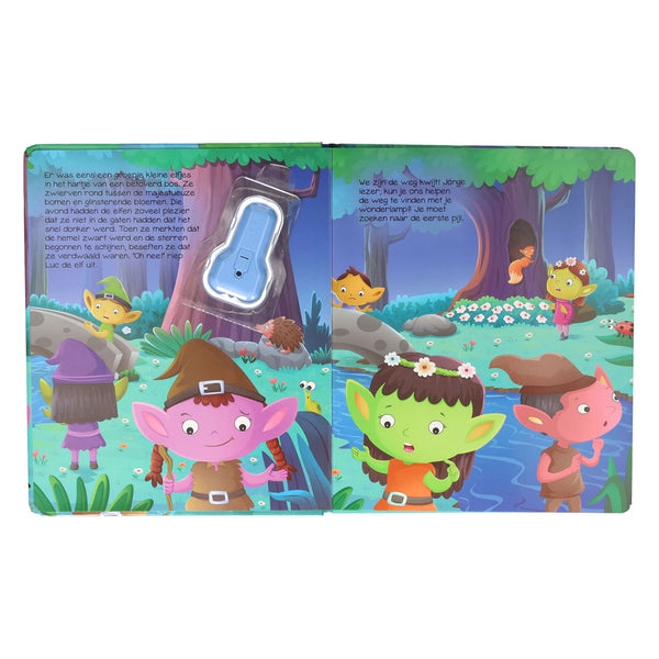 Wins holland kartonboek bos met zaklamp