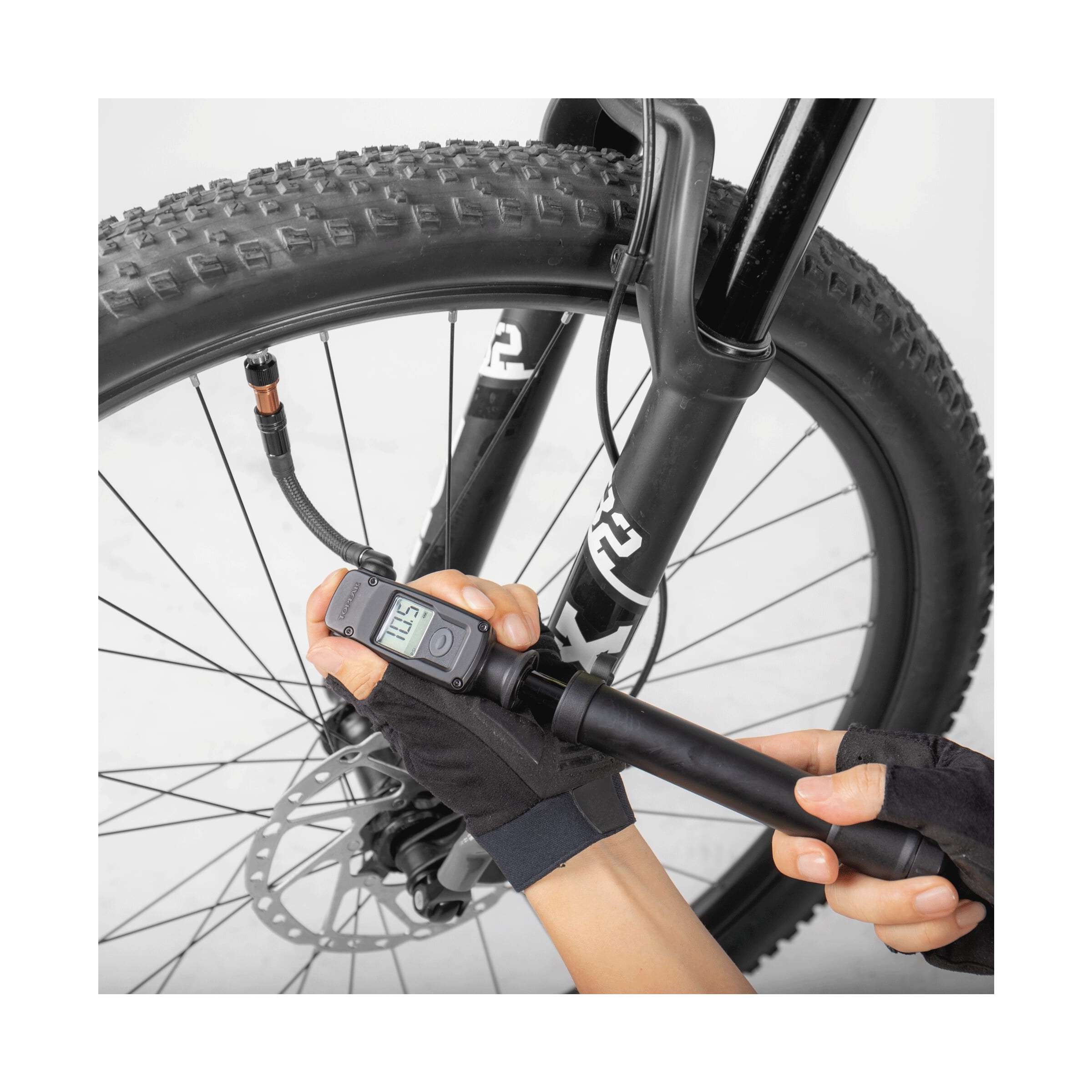 Topeak minipomp Mountain Digital 2Stage