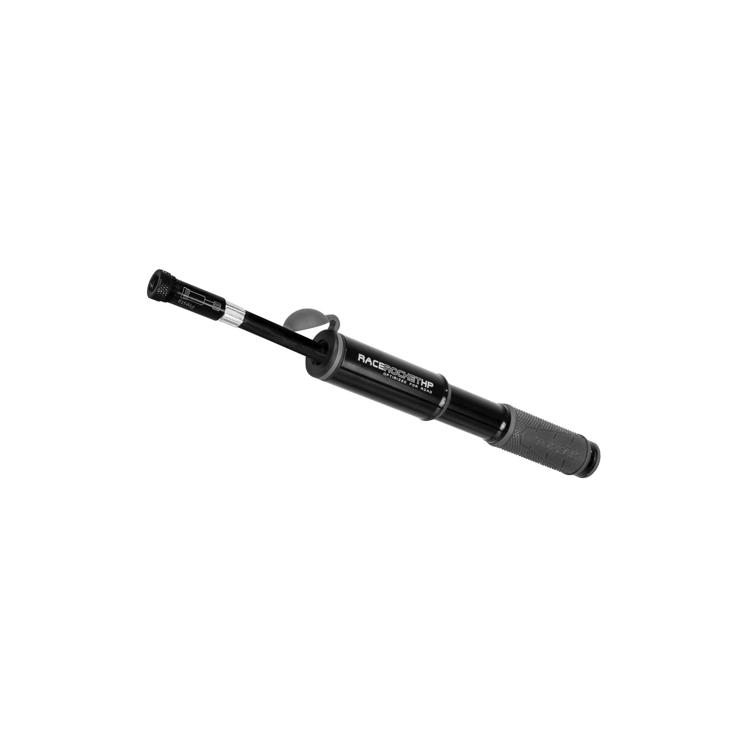 Topeak minipomp Race Rocket HP geheel zwart zwart