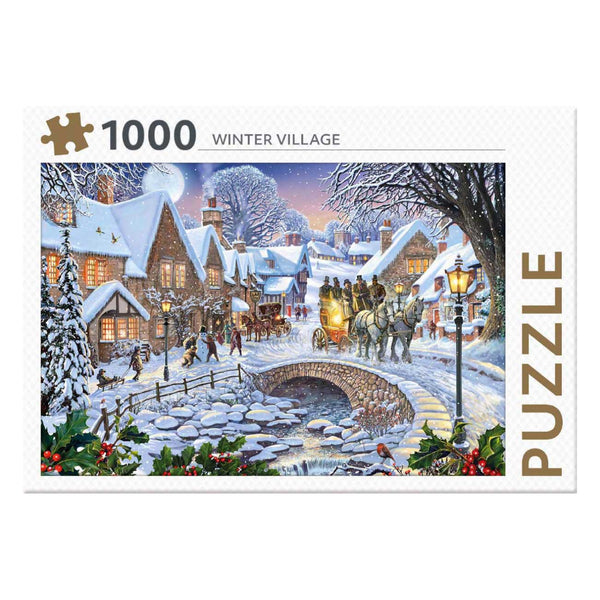 Rebo publishers legpuzzel winter village - 1000st.