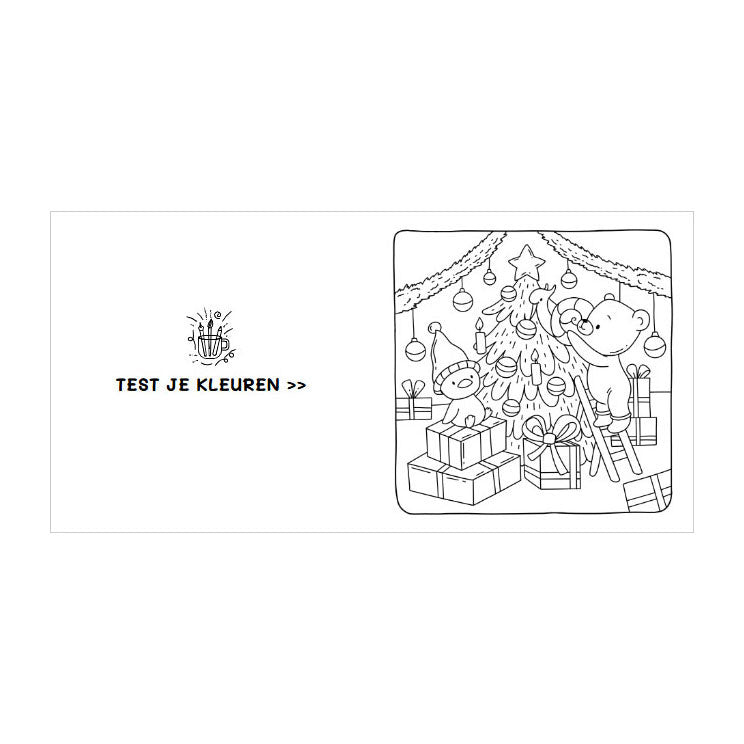 Rebo publishers cute cosy kleurboek christmas