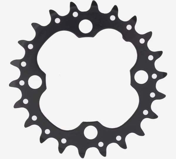 Shimano kettingblad fc-m672 deore 22t 64mm zwart y1nw22000