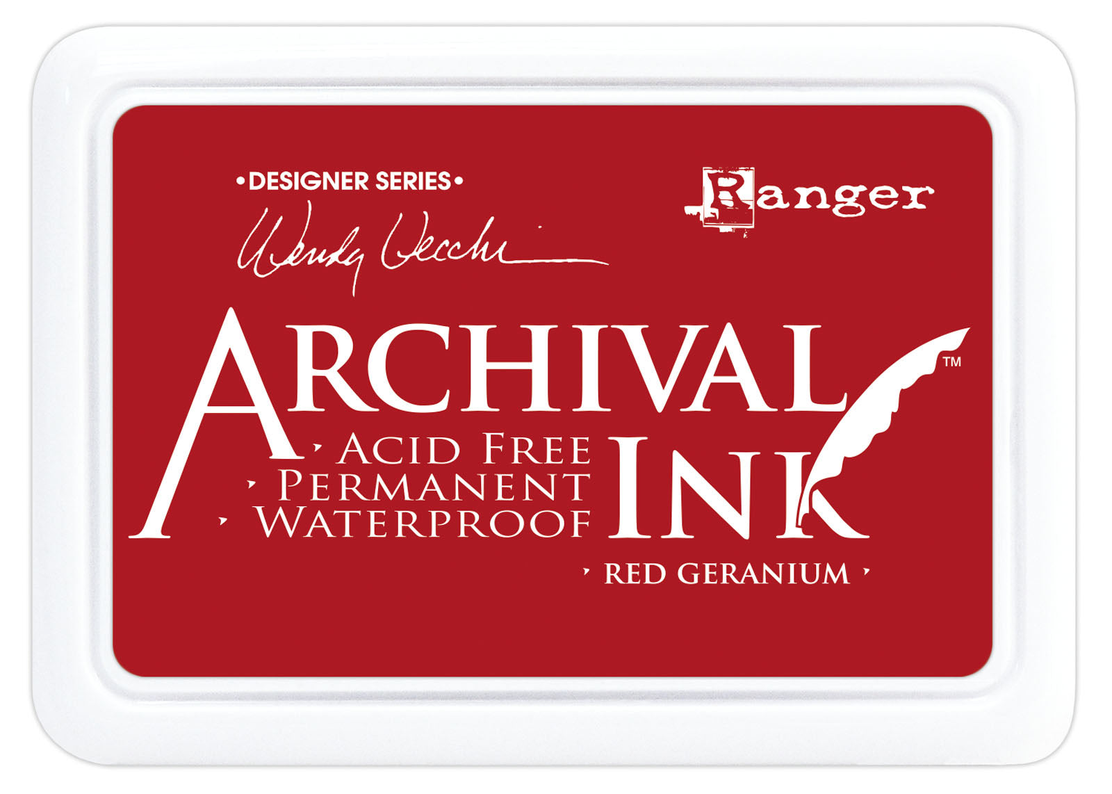 Ranger ink ranger • archival ink pad red geranium