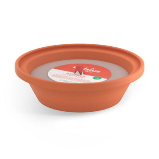 Bolsius vlamschaal terracotta | 3 stuks