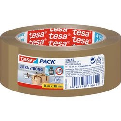 Verpakkingtape tesapack bruin pvc