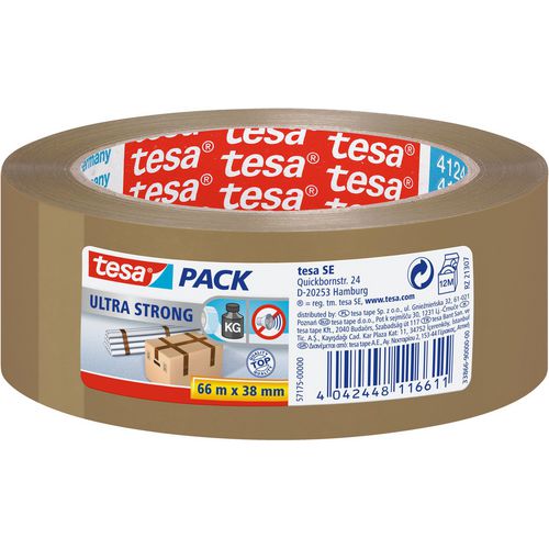 Tesa verpakkingtape pack bruin pvc
