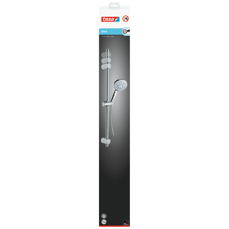 Tesa 1066811 - spaa douche stang met kop | 1 stuks