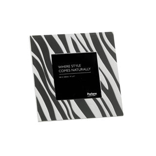 No brand fotolijst zebra parlane 17x17 cm | 4 stuks