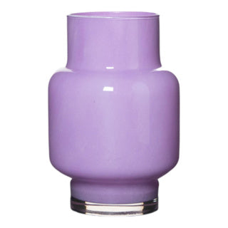 Vaas pien solid lavendel paars h25 d17 cm