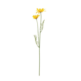Kunstbloem madeliefje geel zijde 56cm