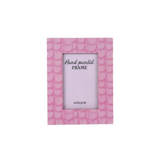Fotolijst masie roze (10x15) 16x21,5x1cm hout e-maille